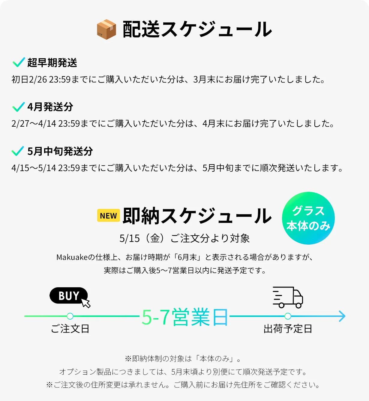 スマートグラス本体については日本国内「即納体制」を開始し