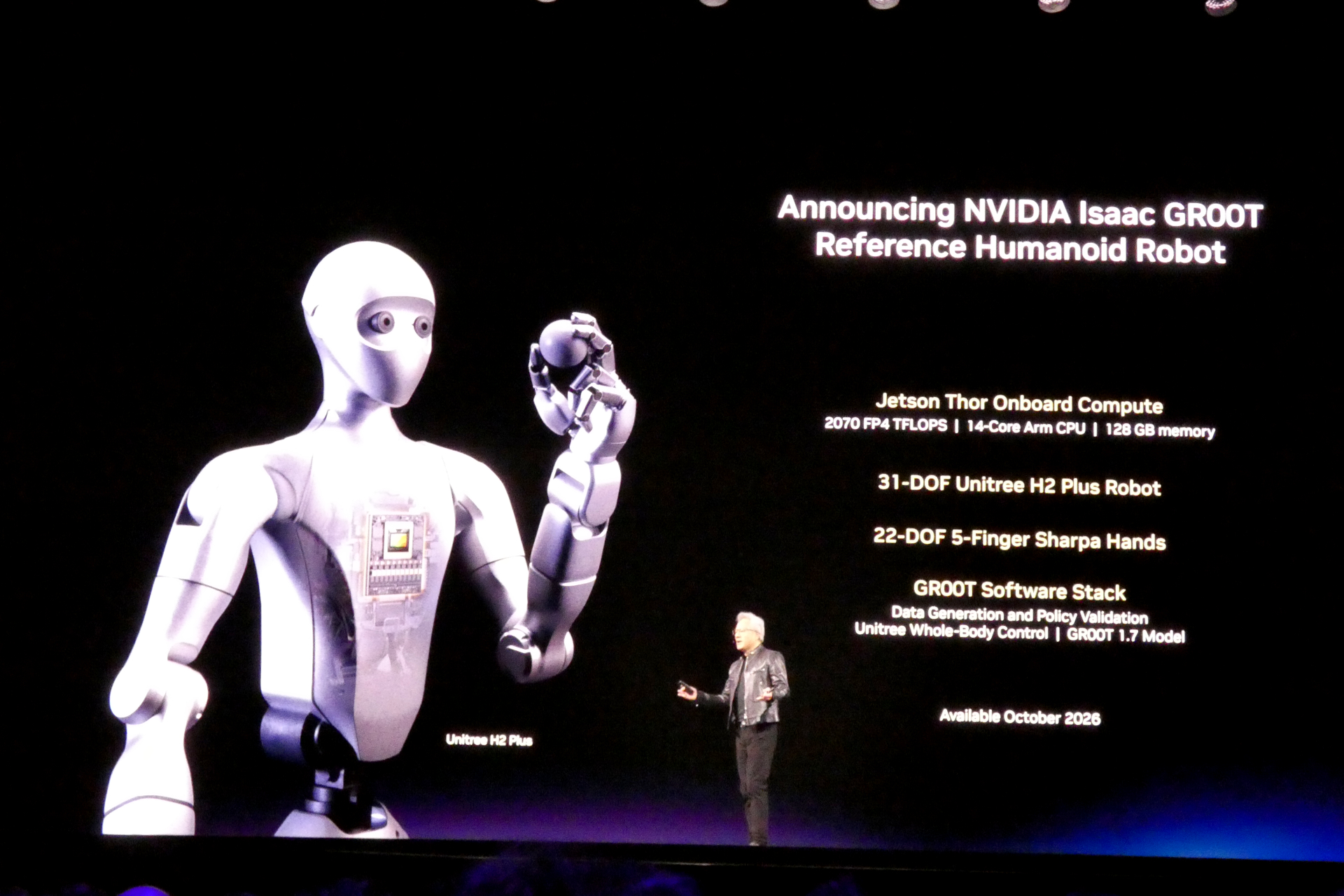 「NVIDIA Isaac GROOT」のリファレンスヒューマノイド
