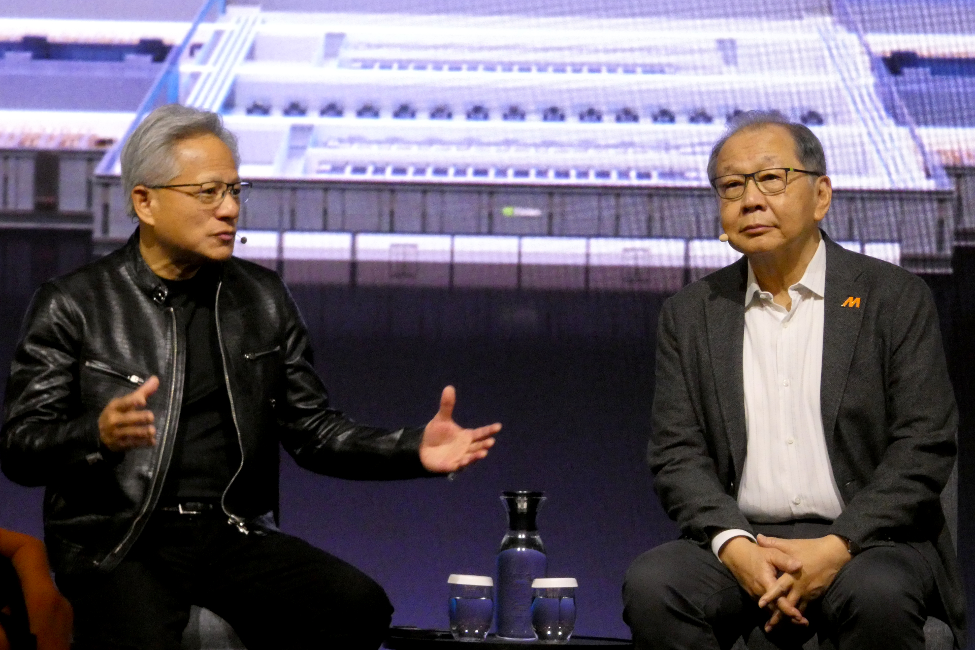 MediaTek CEOのリック・ツァイ氏（右）