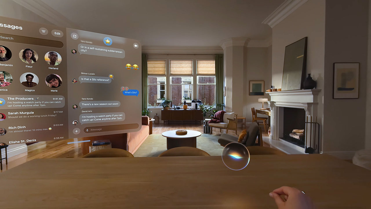 Apple VisionでのSiri AIの表現