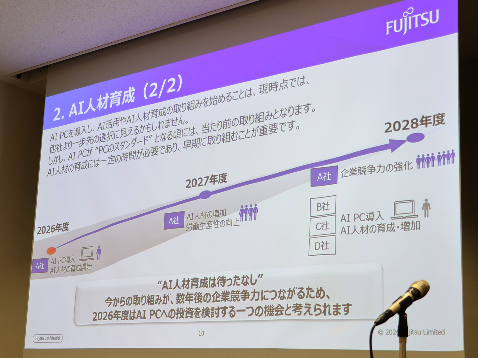 2028年に向けて、AI PC導入の準備が早すぎるということはなさそう