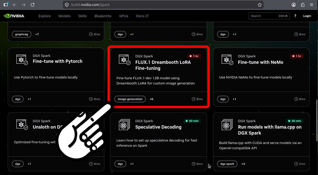 画像生成を試したいなら「FLUX.1 Dreambooth LoRA Fine-tuning」を