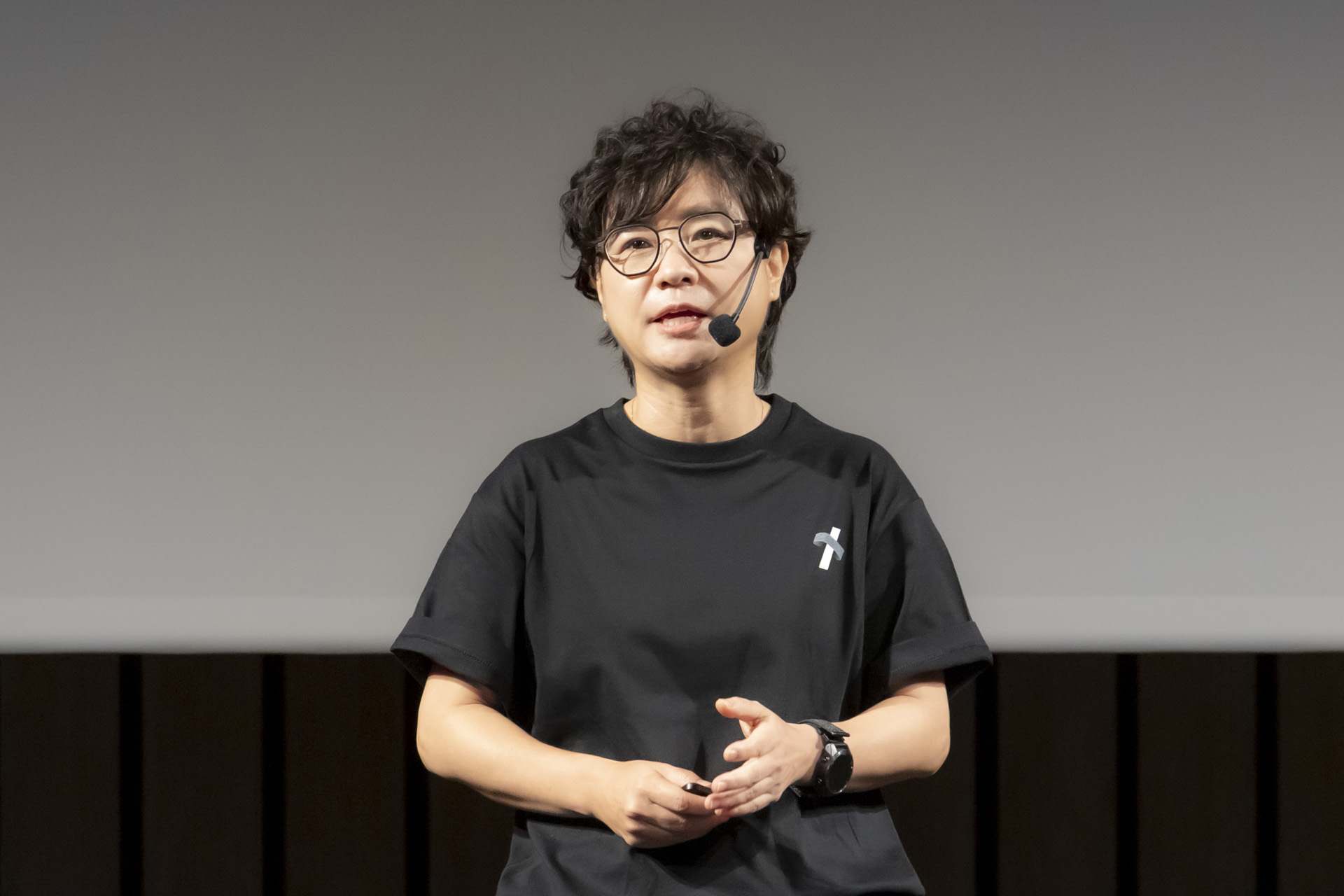 プレゼンテーションを行なった朴イビン氏