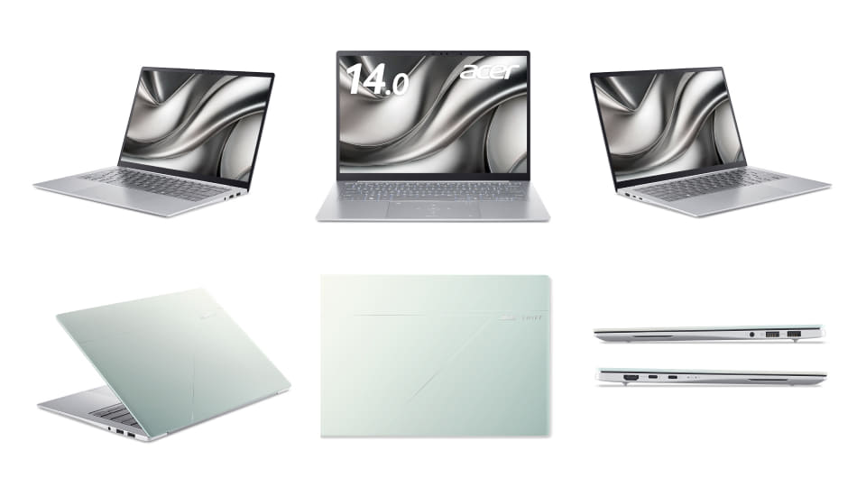 ニュース 日本エイサー、AIで進化した14インチノートPC「Swift Edge 14