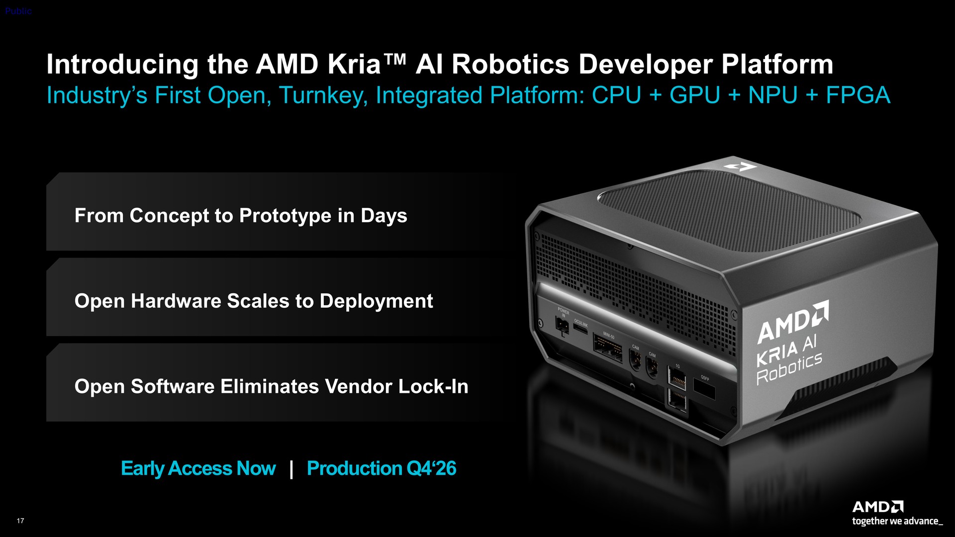 Kria AI Robotics Developer Platform