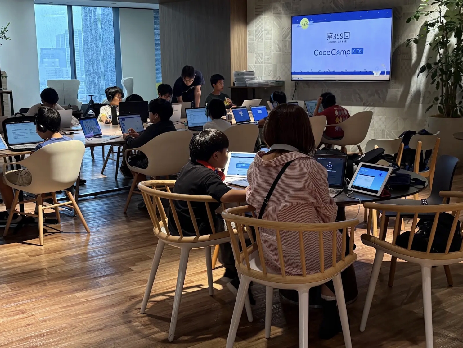 CodeCampKIDS大崎教室の受講風景