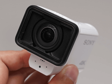 ソニー、空間光学ブレ補正搭載アクションカム。4K&超広角で強力補正