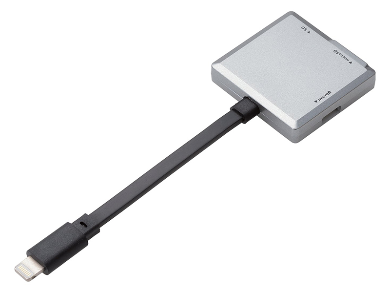Lightningカードリーダー「LMR-MB08SV」