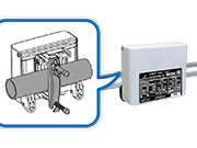 DXアンテナ、4K/8K放送対応のTV用ブースター。スイッチで強弱電界切替