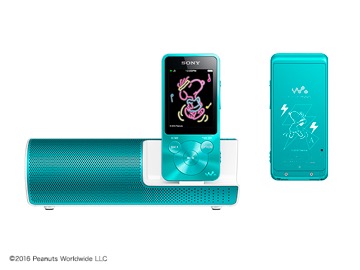 ソニー、スヌーピーが踊るアニメ収録のウォークマンS。5種類の