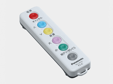 パナソニックエイジフリー レッツ・リモコンST PN-L90101/介護用品 パナソニック、手の不自由な人や要介護の高齢者も操作しやすいTV用