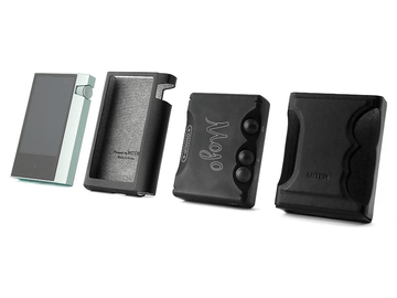 iPhoneやAK70の背面に、CHORDのMojoをマグネットで固定できる