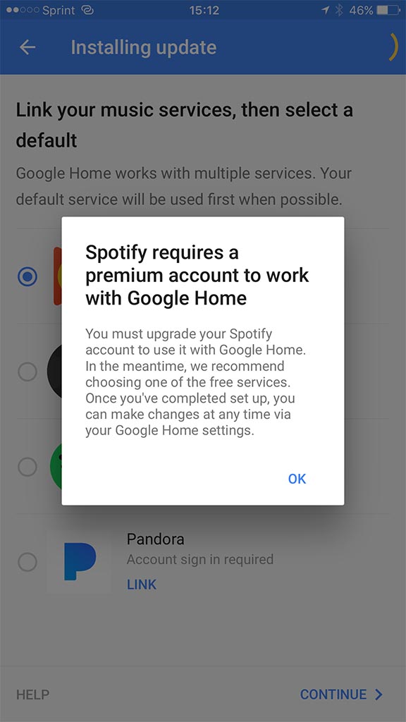 Google HomeとSpotifyをリンクしてみた。プレミアムアカウントは必要になるが、設定はとても簡単