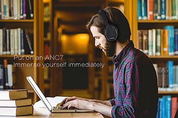 BluetoothとNC対応で16,900円のヘッドフォン「ANC7」。AUSDOM製 - AV Watch