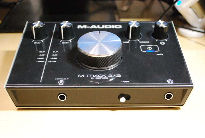 M-Audioの「M-TRACK 2x2」