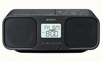 SONY CFD-S401（ワイドFM対応 / CDラジカセ） Amazon.com: SONY CD Radio Cassette Recorder CFD-S401-W