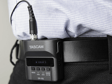 TASCAM - TASCAM ピンマイク付リニアPCMレコーダー DR-10L DR-10L Pro | 32ビットフロート録音対応ピンマイクフィールド
