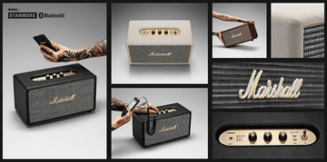 Marshallアンプ風デザインの、aptX対応Bluetoothスピーカー