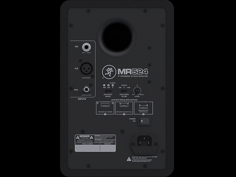 「MR524」の背面