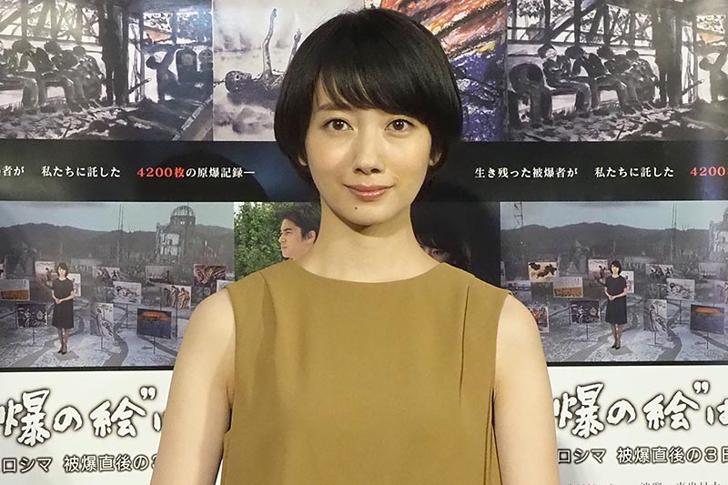 8K制作番組「“原爆の絵”は語る～ヒロシマ 被爆直後の3日間～」ナビゲーターの波留さん