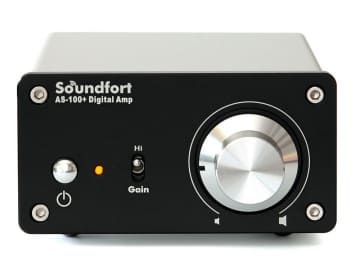 Soundfort AS-100+ Digital Amp 本体 Soundfort、主要パーツをアップグレードした小型デジタルアンプ