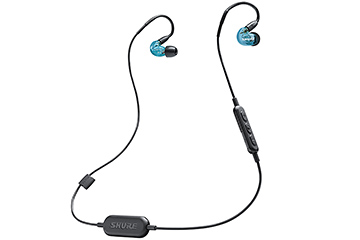 Shure SE215 Bluetooth イヤフォン Shure初のBluetoothイヤフォン「SE215 Wireless」や、MMCX無線化