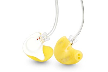 3Dプリンタ出力のカスタムイヤフォン「FitEar Aya ～snow～」に3つの新