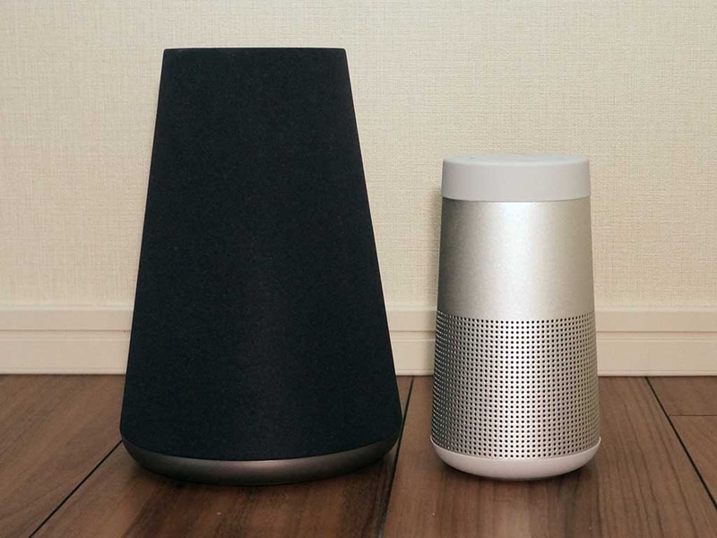 Clova WAVEとSoundLink Revolve Bluetooth speaker