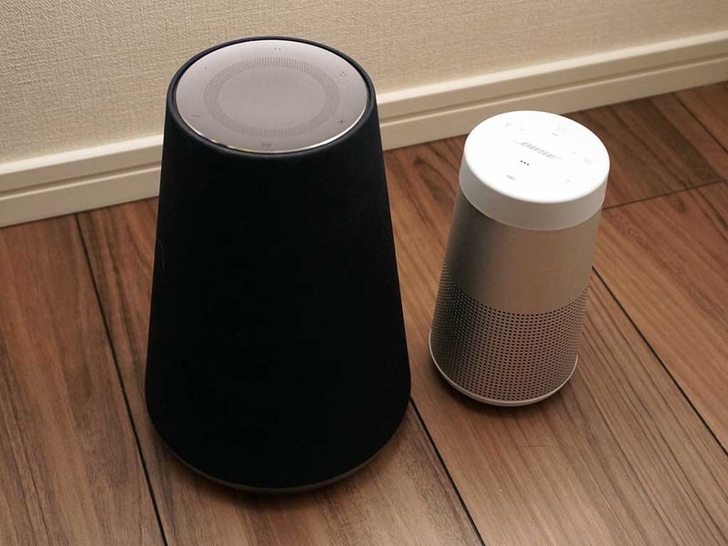 Clova WAVEとSoundLink Revolve Bluetooth speaker
