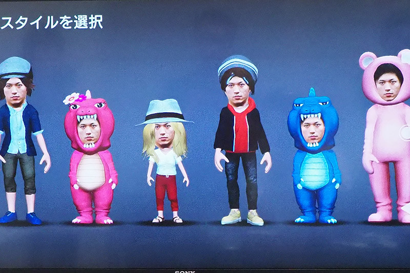 アバターの作成例