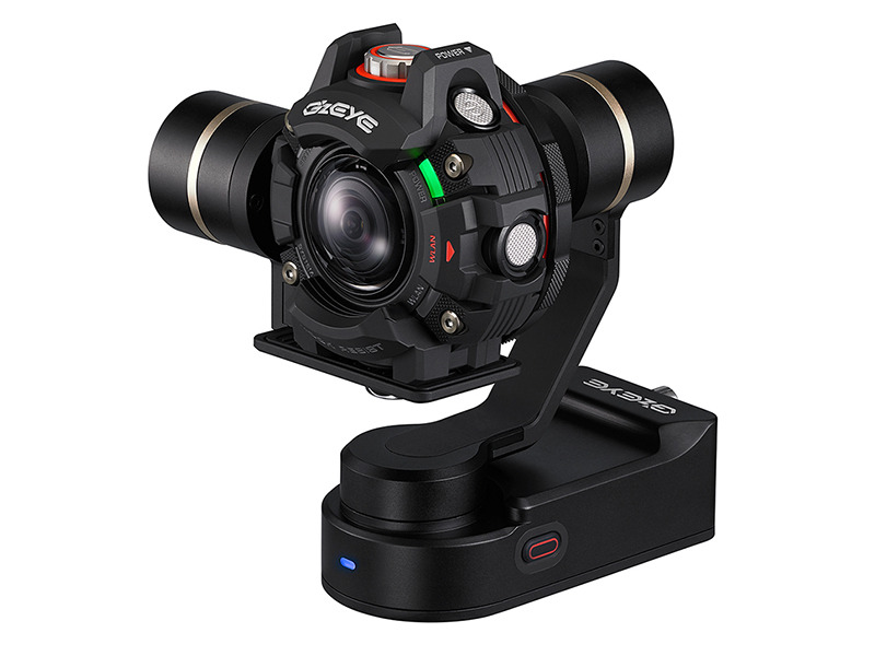 専用ジンバル「GEA-3」と組み合わせたイメージ(別売)