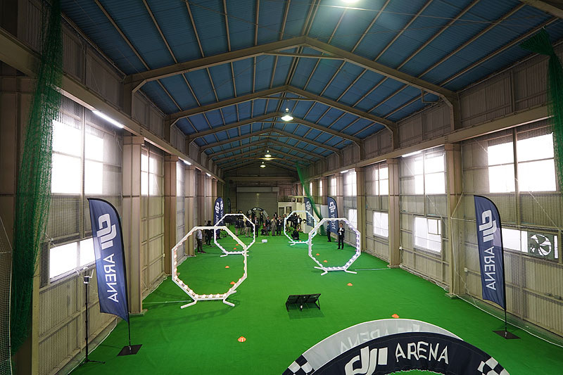 DJI公認の室内飛行施設「DJI ARENA BY JDRONE TOKYO」(DJI Arena Tokyo)
