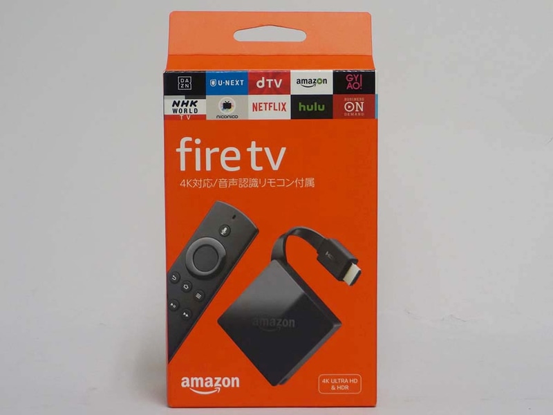 Fire TVのパッケージ