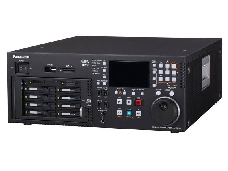 8Kスーパーハイビジョン映像の記録ができるレコーダ「AJ-ZS0580」
