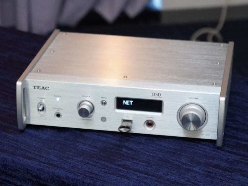 USB DAC搭載のネットワークオーディオプレーヤー「NT-505」