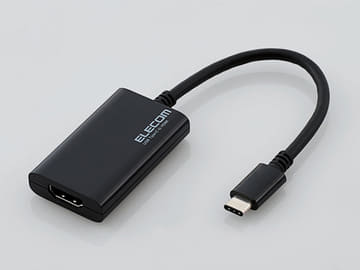 スマホのUSB Type-CからディスプレイにHDMI出力できる、4K対応の変換