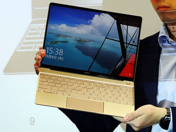 ノートPC MateBook X 初のノートPCとは思えない完成度の高さ！ ファーウェイ