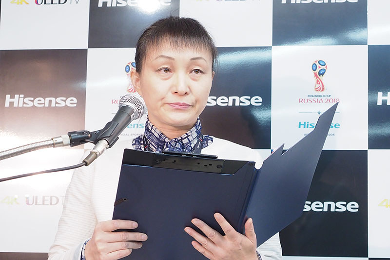 ハイセンスジャパンの李文麗社長