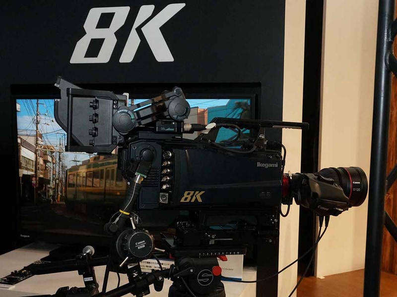 池上通信機の8Kカメラシステム「SHK-810」