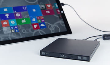 ロジテック、UHD BD再生対応の薄型ポータブルドライブ。Mac向けのType