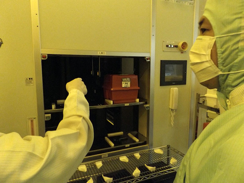 AK4497がまさに作られている現場だ