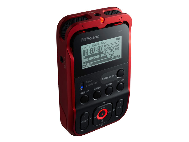 PCMレコーダ「R-07」レッド