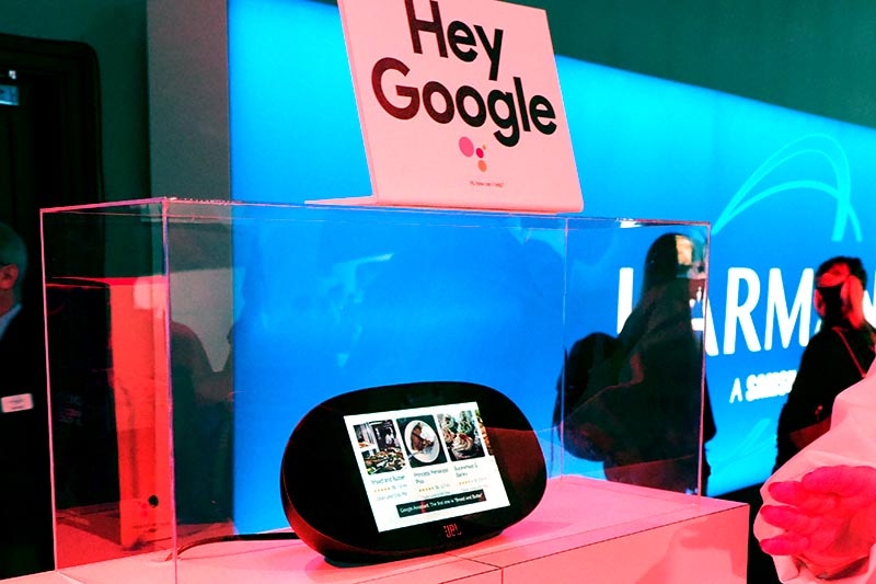 ハーマンブース内の展示コーナー