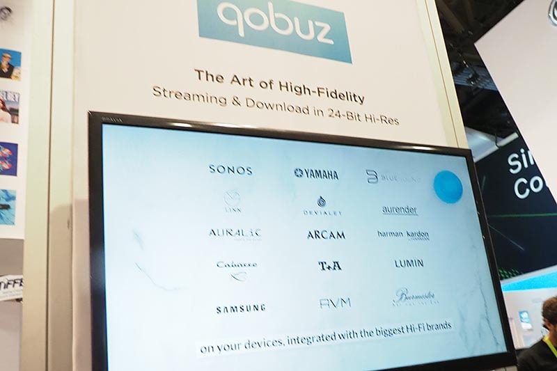 QobuzがCES初出展