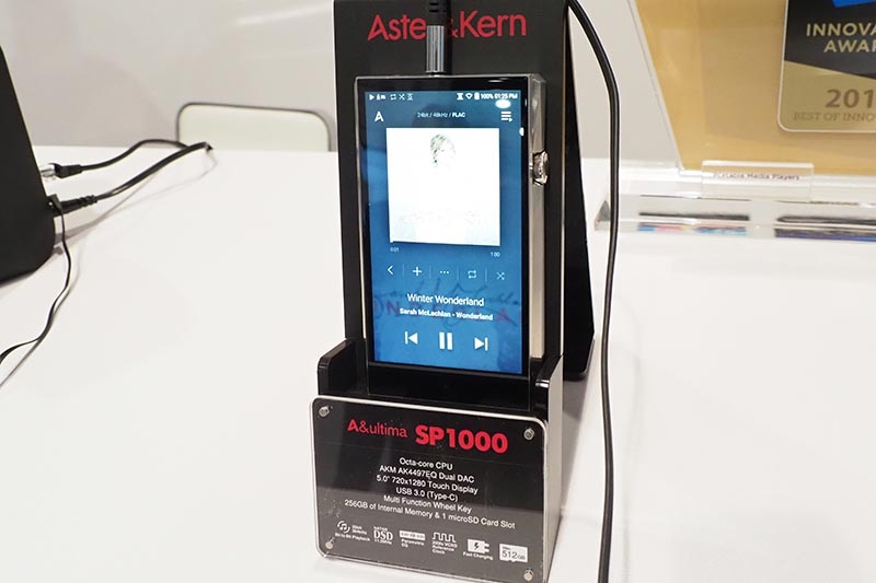 ハイレゾポータブルプレーヤー「A&ultima SP1000」