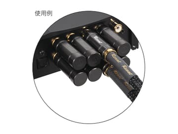 オーテク、カーオーディオ用のパワーレギュレータ。真鍮のノイズ