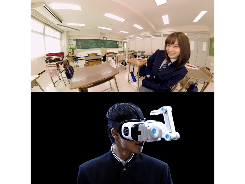 VR映像は3つのストーリーを用意している