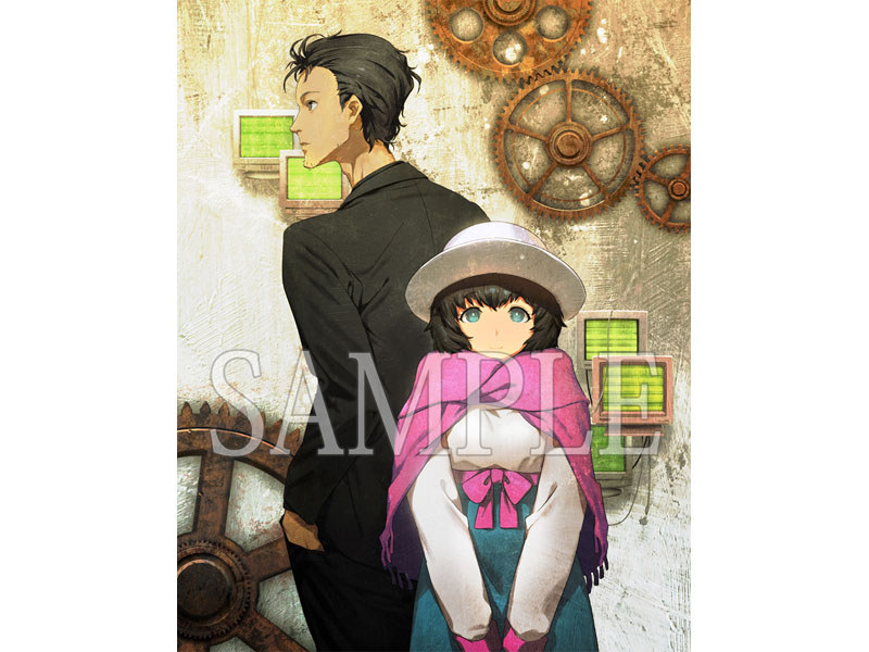 キャラクター原案・hukeによる描き下ろしアウターケース(岡部&まゆり)<br>(c)2018 MAGES./KADOKAWA/未来ガジェット研究所