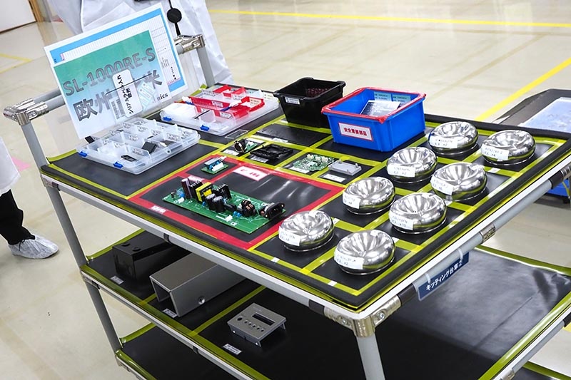 1台分の部品がカートに