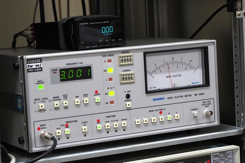 ワウフラッターの測定